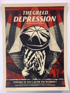 Shepard Fairey - 2020 Greed Depression