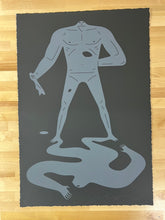 Cleon Peterson - On the Shady Side of the Street (black on black) 2021