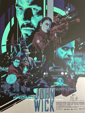 John Wick - 2016 Vance Kelly print movie poster