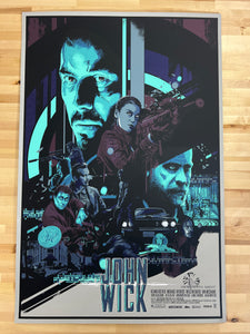John Wick - 2016 Vance Kelly print movie poster
