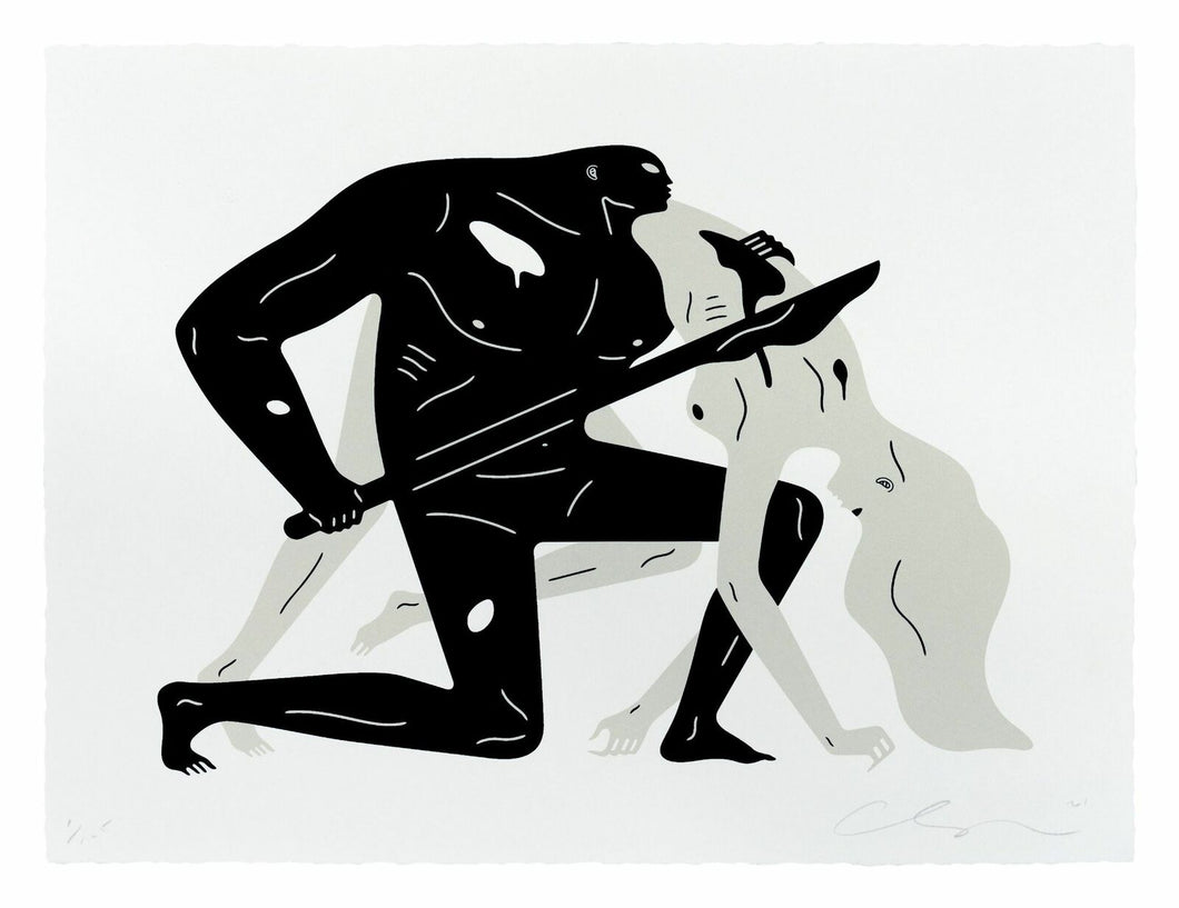 Cleon Peterson - Between the Sun and Moon 2 (white) 2021