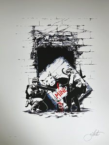 Jeff Gillette - Art in Action Stealing Banksy 2022