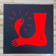 Cleon Peterson - Stubbed Toe (Red) 2022