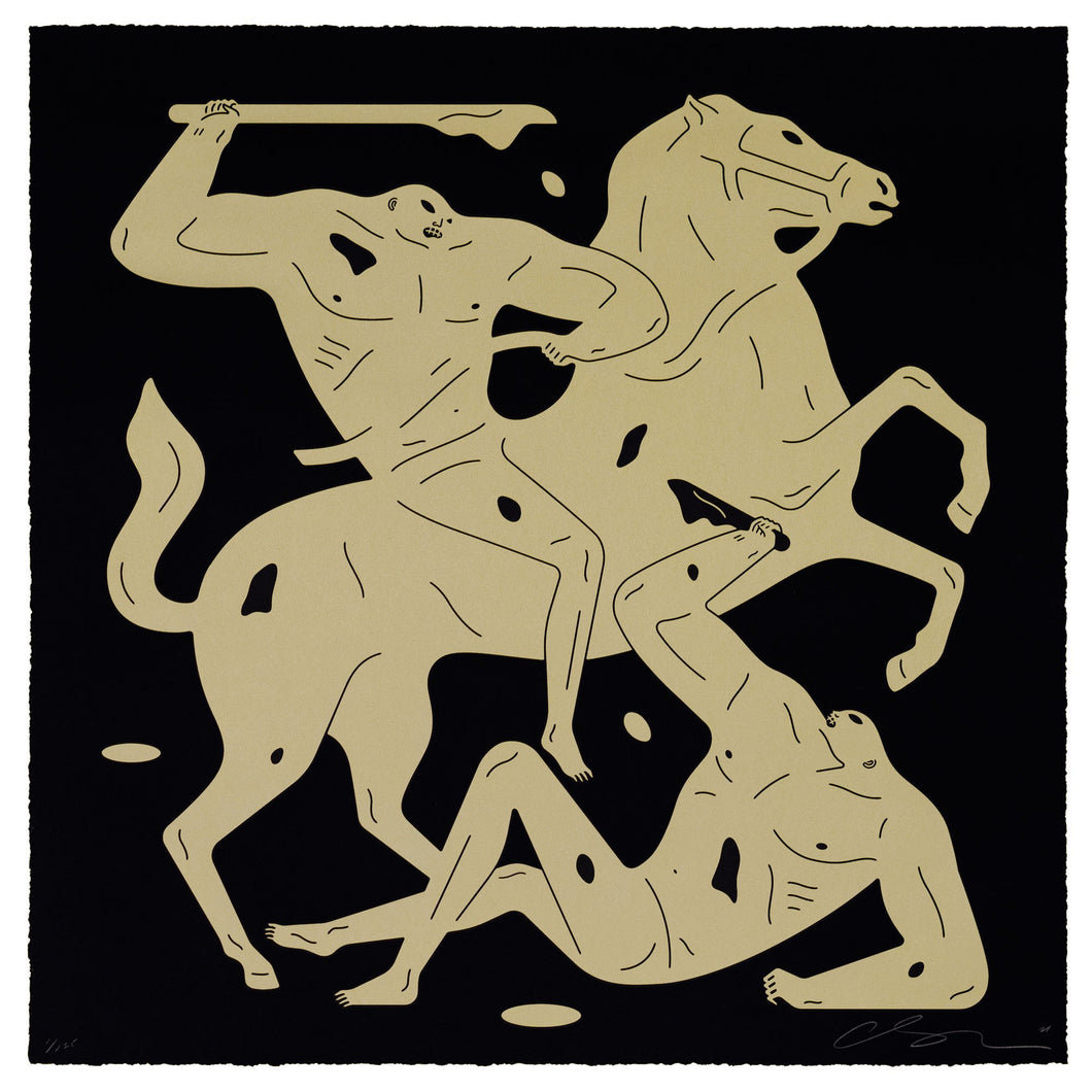 Cleon Peterson - Into The Night MMXXI (Gold/Black) 2021