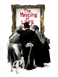 Mr. Brainwash - The Meaning of Life (Red) 2019