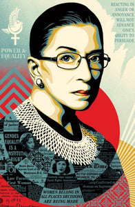 Shepard Fairey - 2021 A Champion of Justice Ruth Bader Ginsburg 18x24