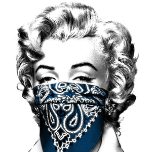 Mr. Brainwash - Stay Safe 2020 Marilyn Monroe (Blue)